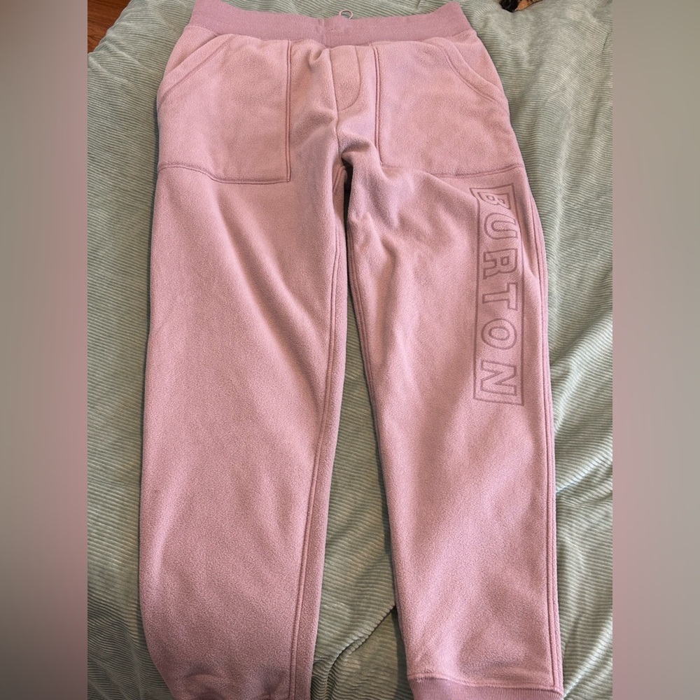 Burton Pink Fleece Bottoms